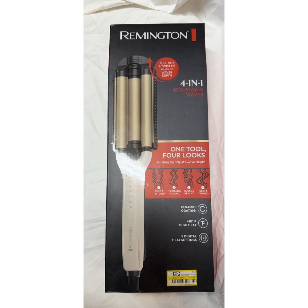 Remington 4 In 1 Adjustable Hair Waver Deep Waver - Brand New, Never used
